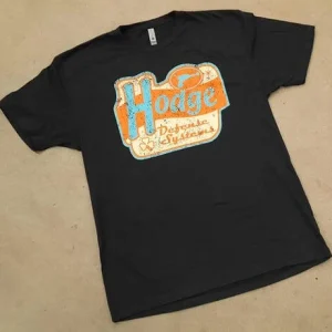Hodge Defense Retro Sign Logo - Distressed